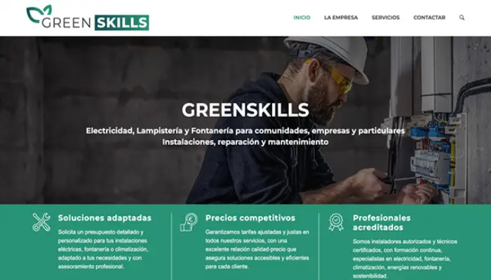sitio web corporativo